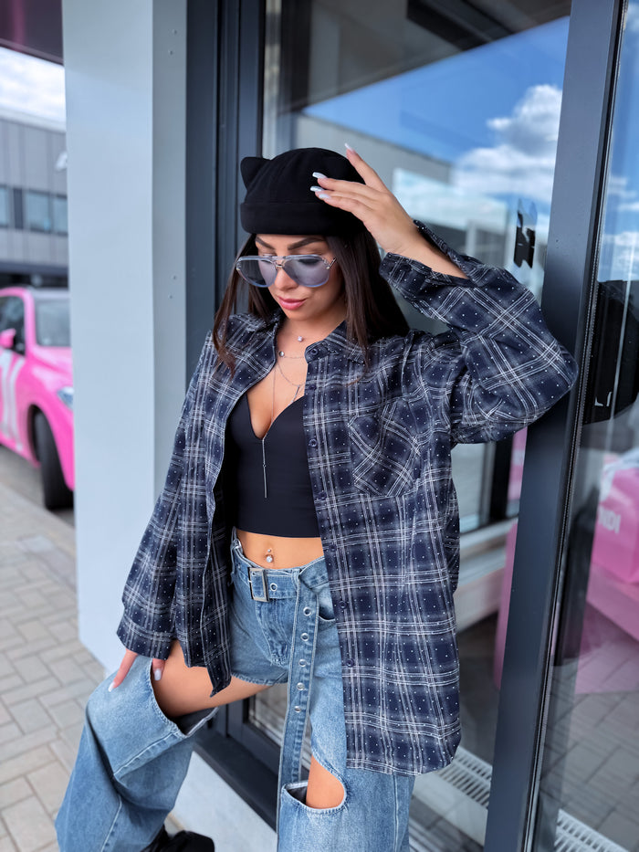 Krekls "HOUSE OF LUXE" EN125 - Tamsiai mėlynas