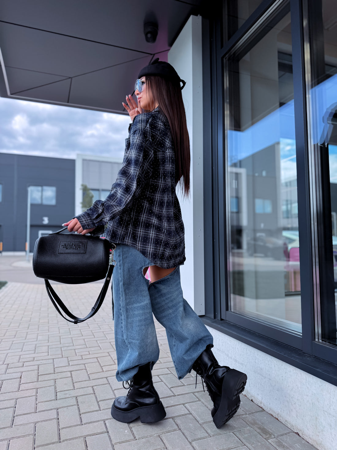Krekls "HOUSE OF LUXE" EN125 - TUMŠI ZILS