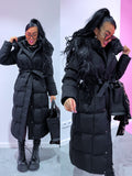 "ICEBERG" FC7617 long jacket - BLACK PRE-ORDER