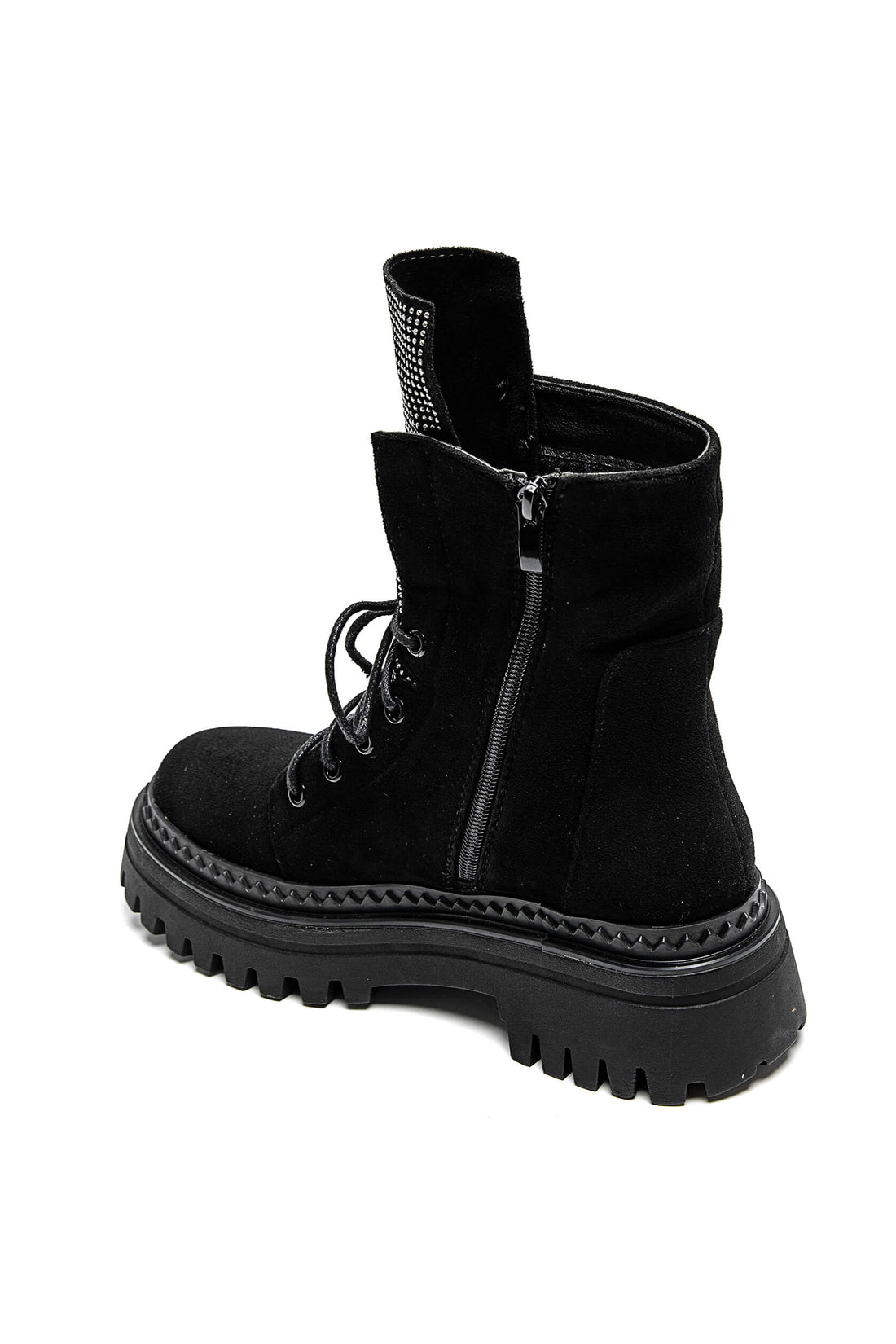 "SILVER SIDE 7601" boots - BLACK