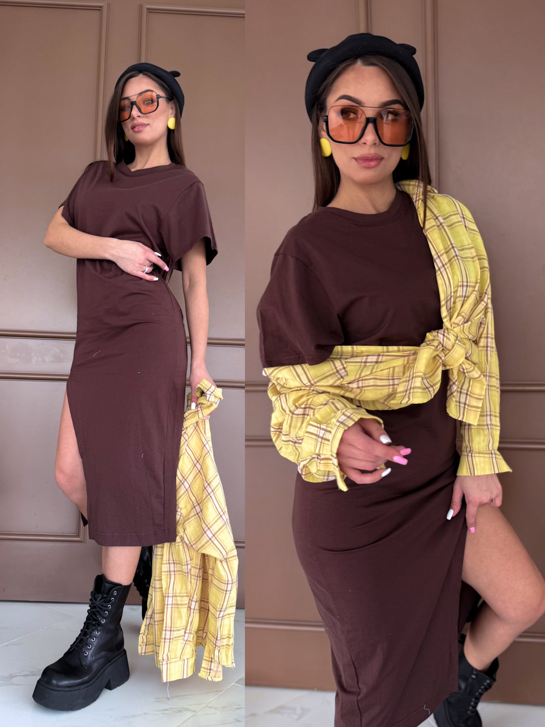 Kleita "EASY WEAR VD1971" - CHOCO