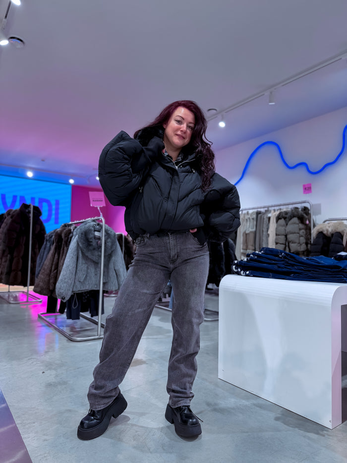 MOM FIT džinsa bikses "DIVERSION" Y3307-12M - TUMŠI PELĒKAS