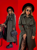 Trench coat "CINNAMON NA3072" - KHAKI