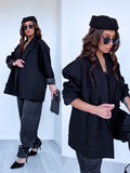 Blazer "FRUITY V13172" - BLACK