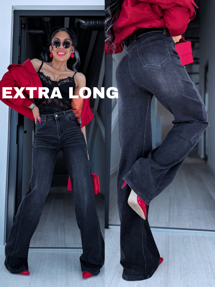 Extra long "TALL GREATEFUL DJ2760T" jeans - DARK GRAY PRE-ORDER
