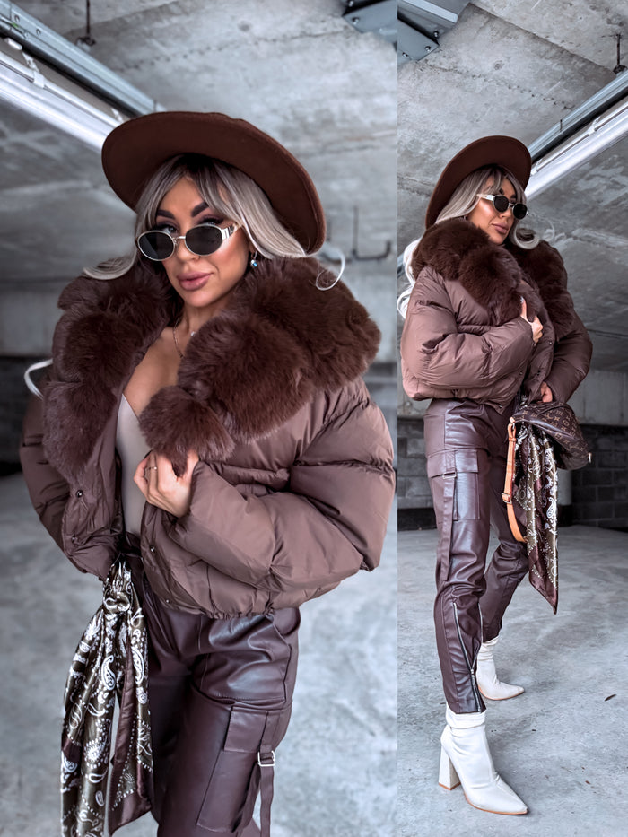 Puffer jacket "MARSS FC7611" – CHOCO PRE-ORDER