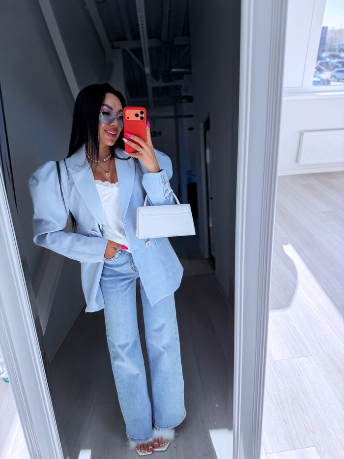 Blazer "LUXE DETAIL V10353" - LIGHT BLUE