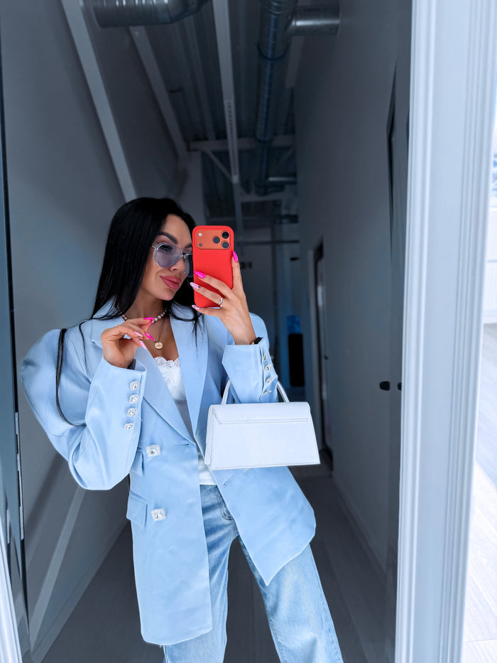Blazer "LUXE DETAIL V10353" - LIGHT BLUE