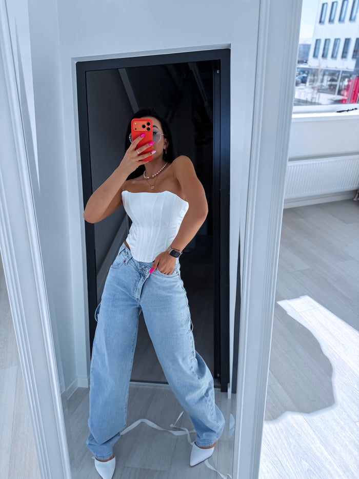 "SKY JEANS" 8756 - ŠVIESIAI MĖLYNA