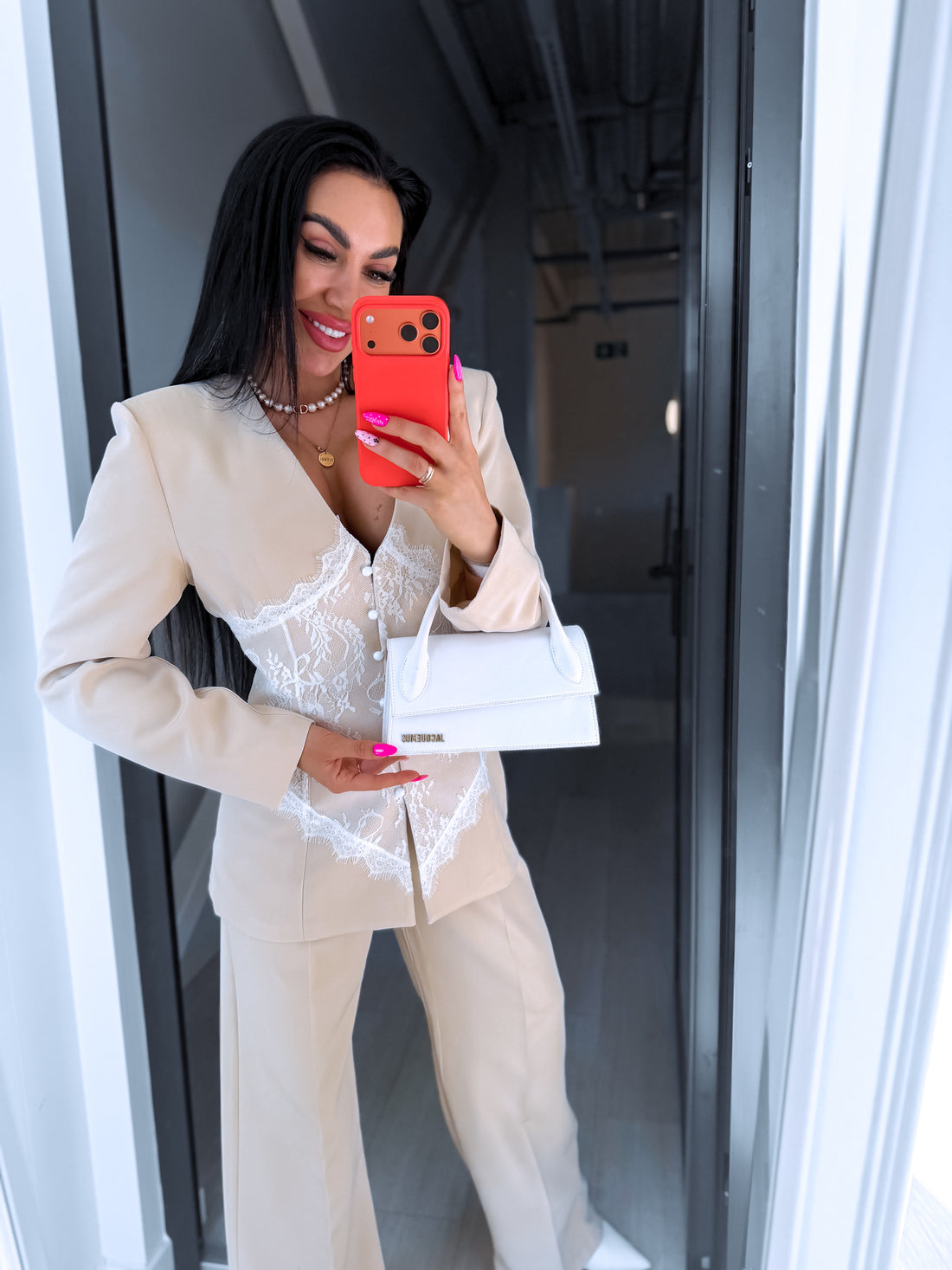 Pintsak "LACE WAIST" 25229 - HELEBEEŽ