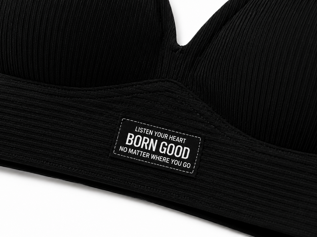 Liemenėlė 4859 „BORN GOOD“ – JUODA