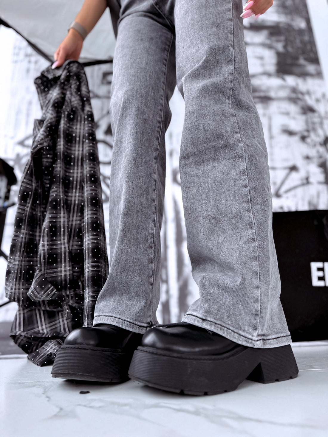 Jeans "ECHO" DJ2479 - GRAY 