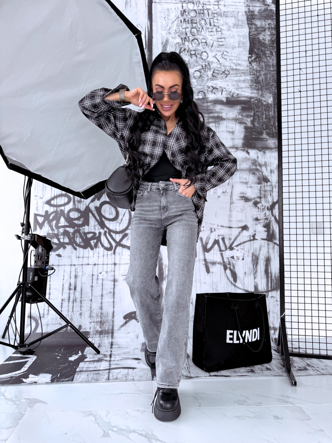 Jeans "ECHO" DJ2479 - GRAY 