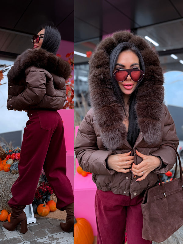 Jacket "MINOR DETAIL S-6630" - CHOCO
