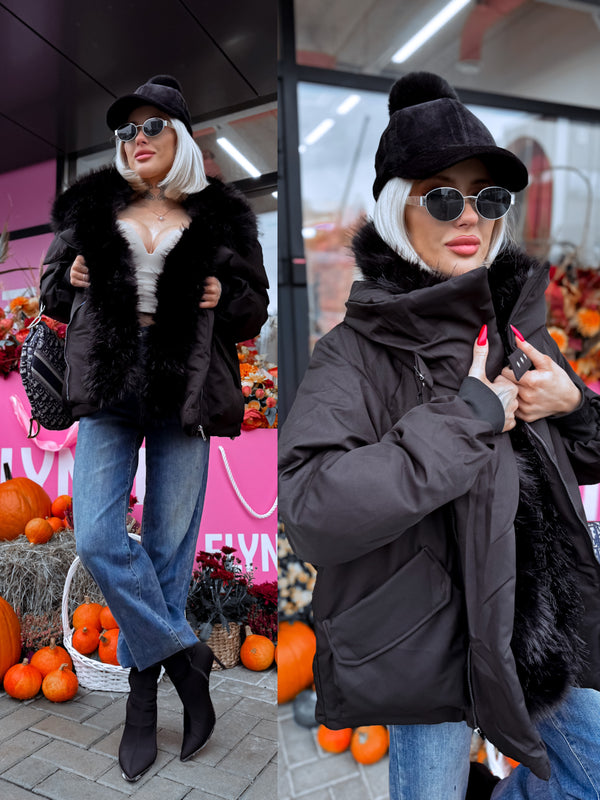 Pūsta striukė „ALPINE TR50233“ – JUODA