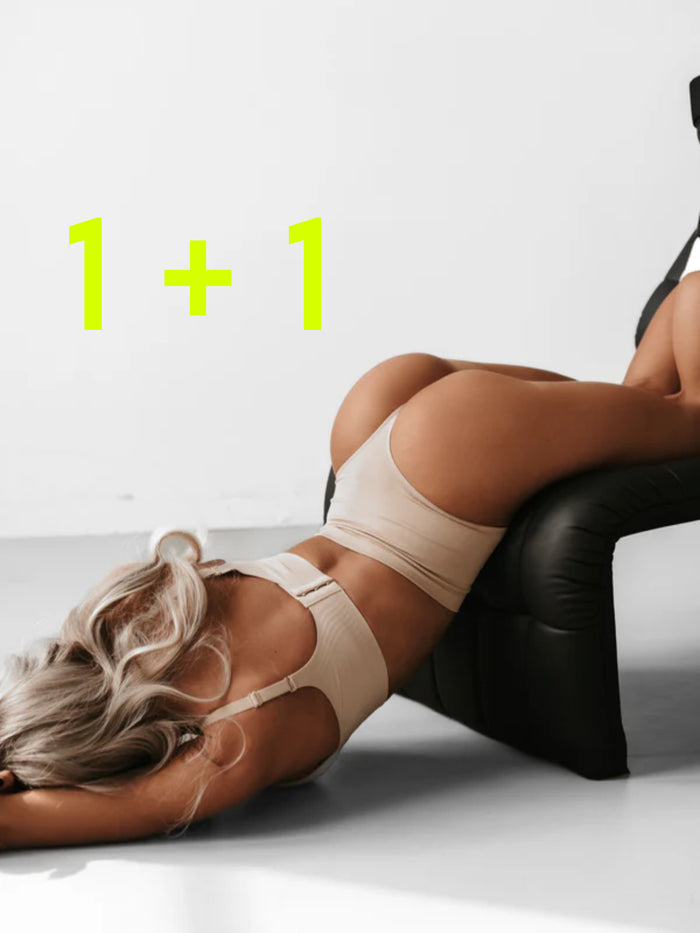 (2pcs) String type panties T0153 - BEIGE + BLACK 