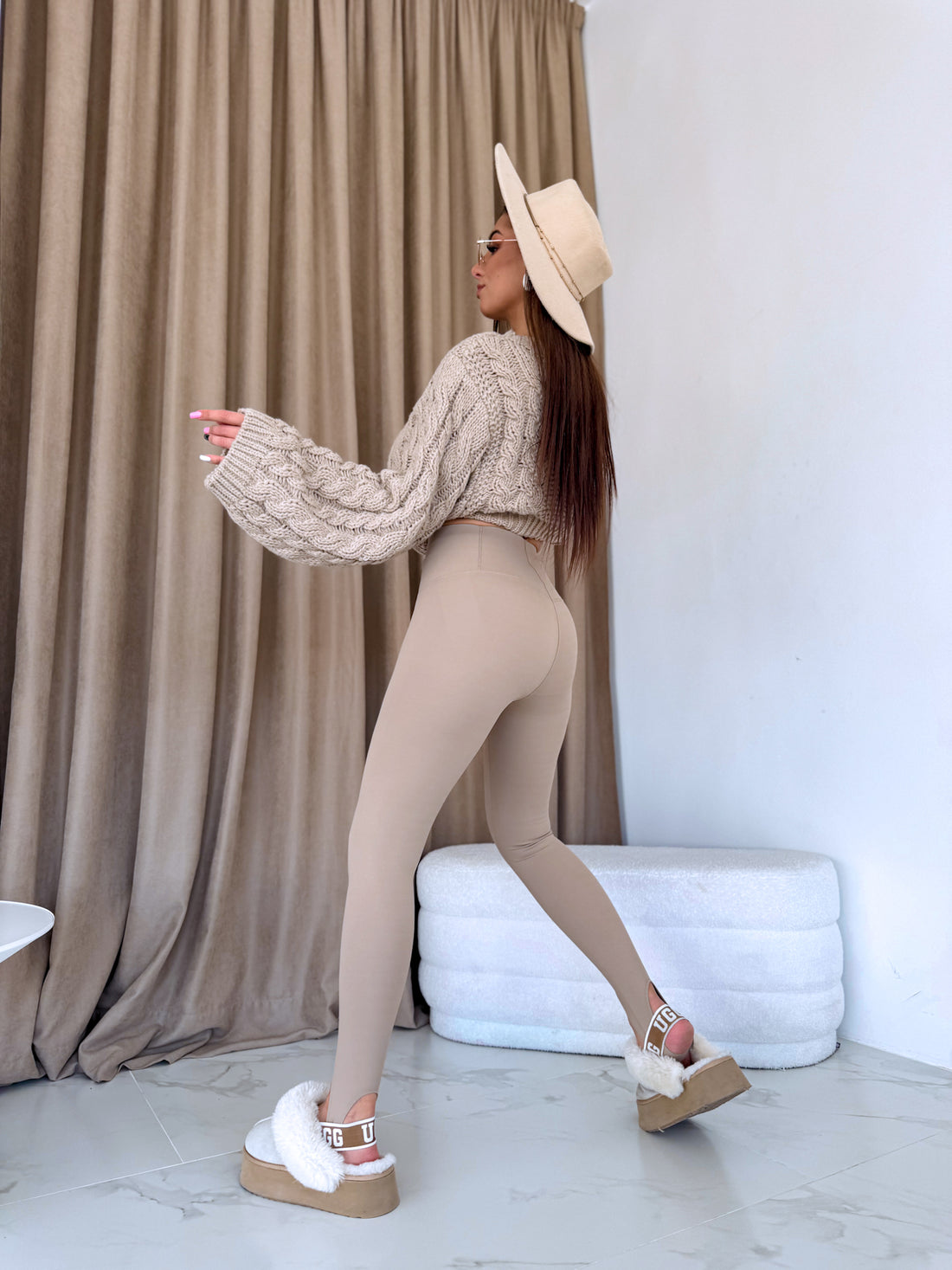 Leggings "MAX COMFORT" LM07029 - BEIGE