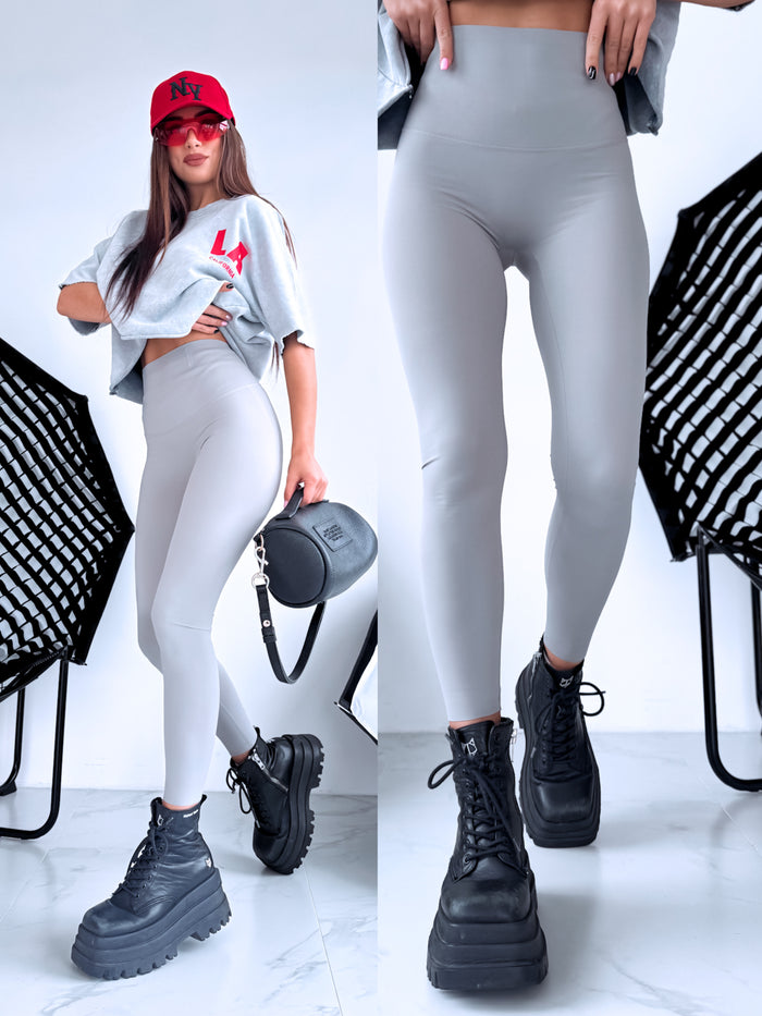 Slimming leggings with underwire 3286 - LIGHT GRAY 