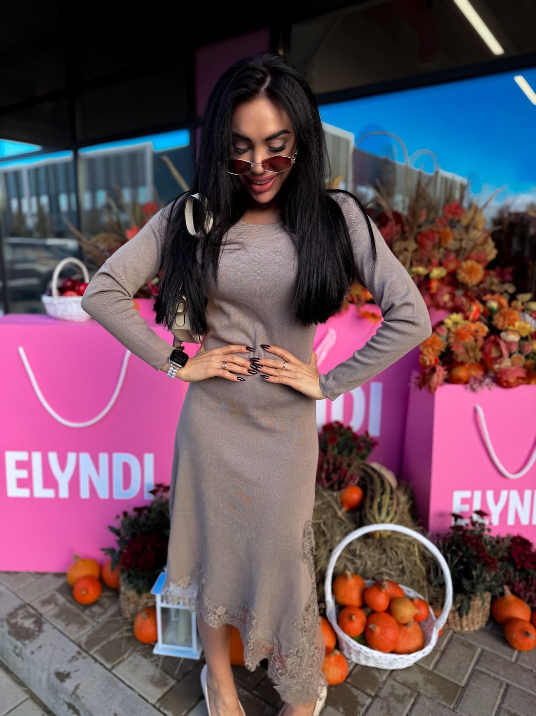 Dress "INSTINCT" 251042 – CAPPUCCINO