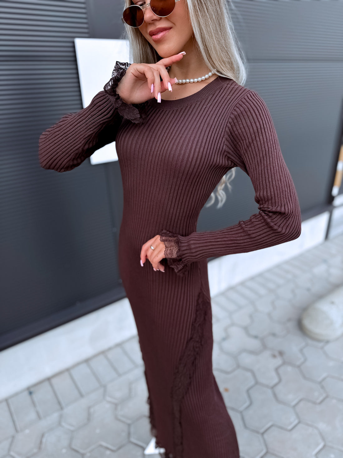 Adīta kleita "PROFILE 10327" - CHOCO
