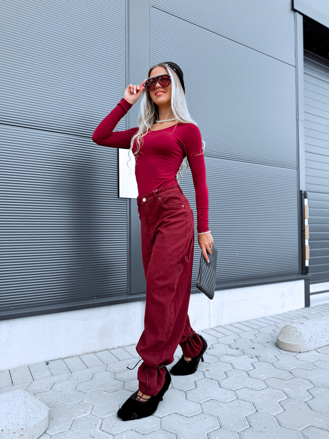 Бесшовный топ "SKIN EFFECT" 5539 - БОРДО