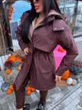 Coat "LOST IN PARADISE 3133-2" - CHOCO