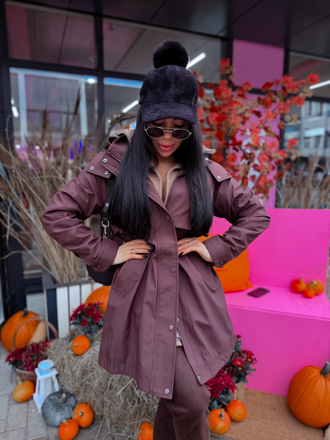 Coat "LOST IN PARADISE 3133-2" - CHOCO
