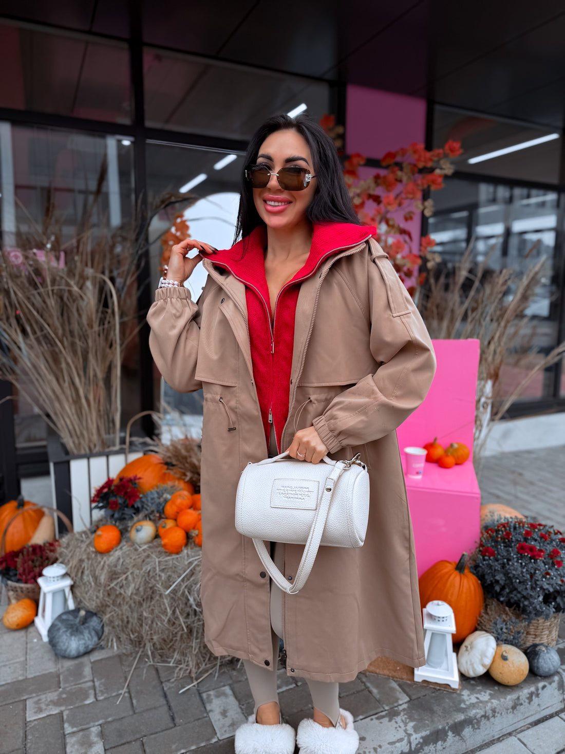 Coat "MOUNTAIN GIRL NA3059" - CARAMEL