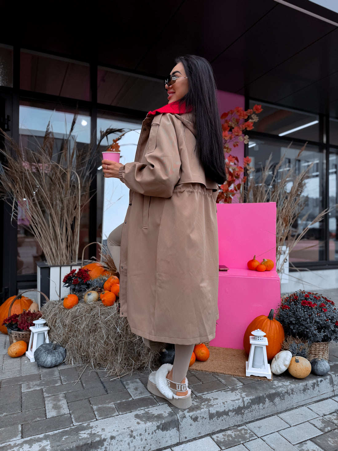 Coat "MOUNTAIN GIRL NA3059" - CARAMEL
