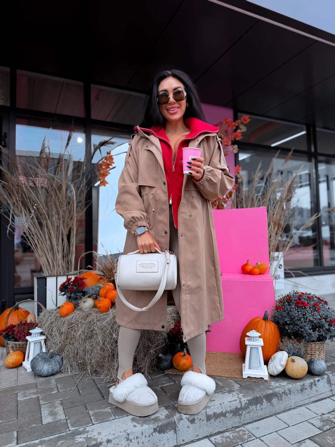 Coat "MOUNTAIN GIRL NA3059" - CARAMEL