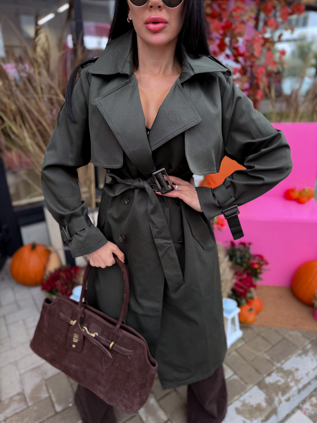 Trenchkott "KANEL NA3072" - KHAKI