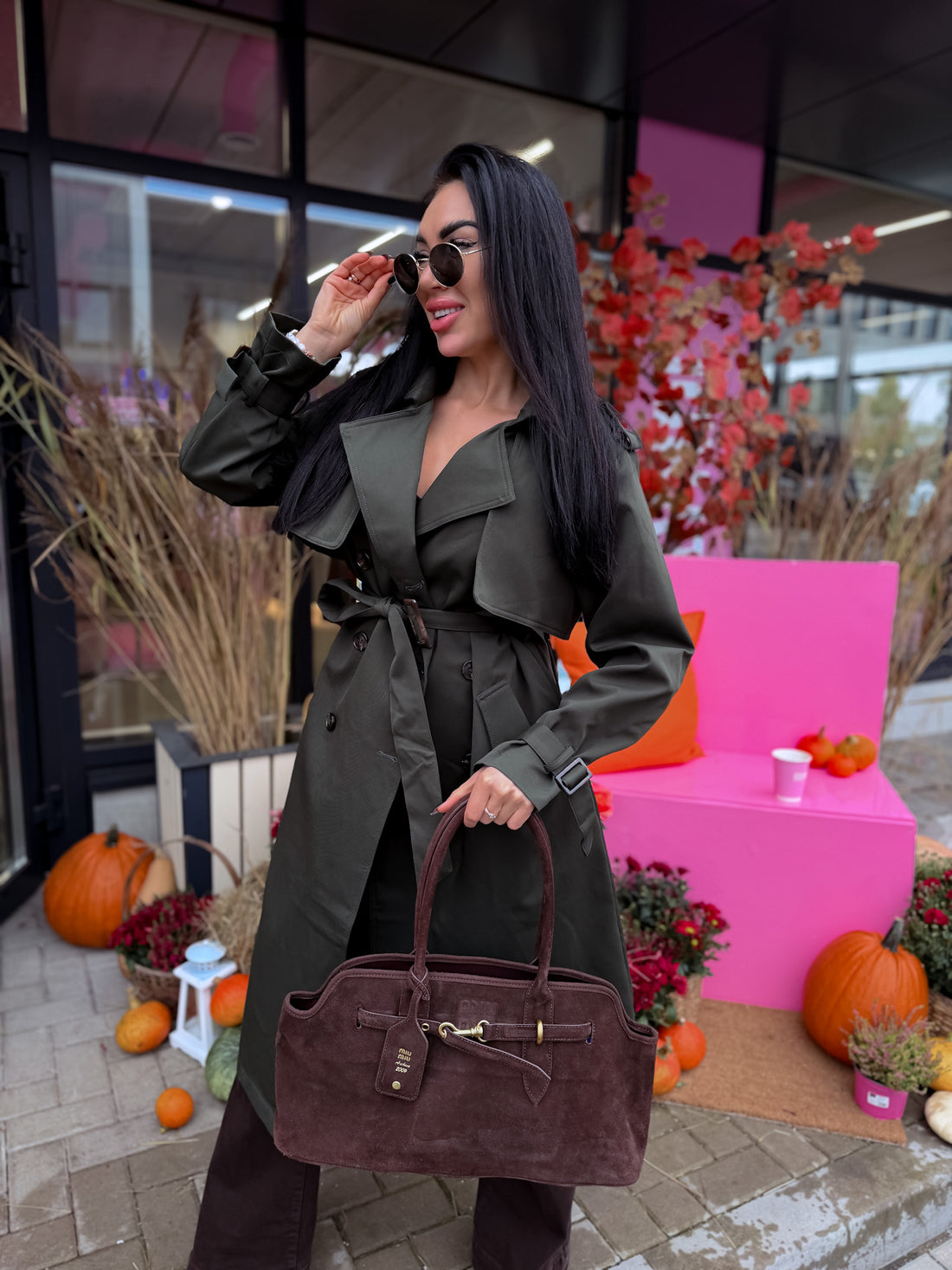 Trenchkott "KANEL NA3072" - KHAKI