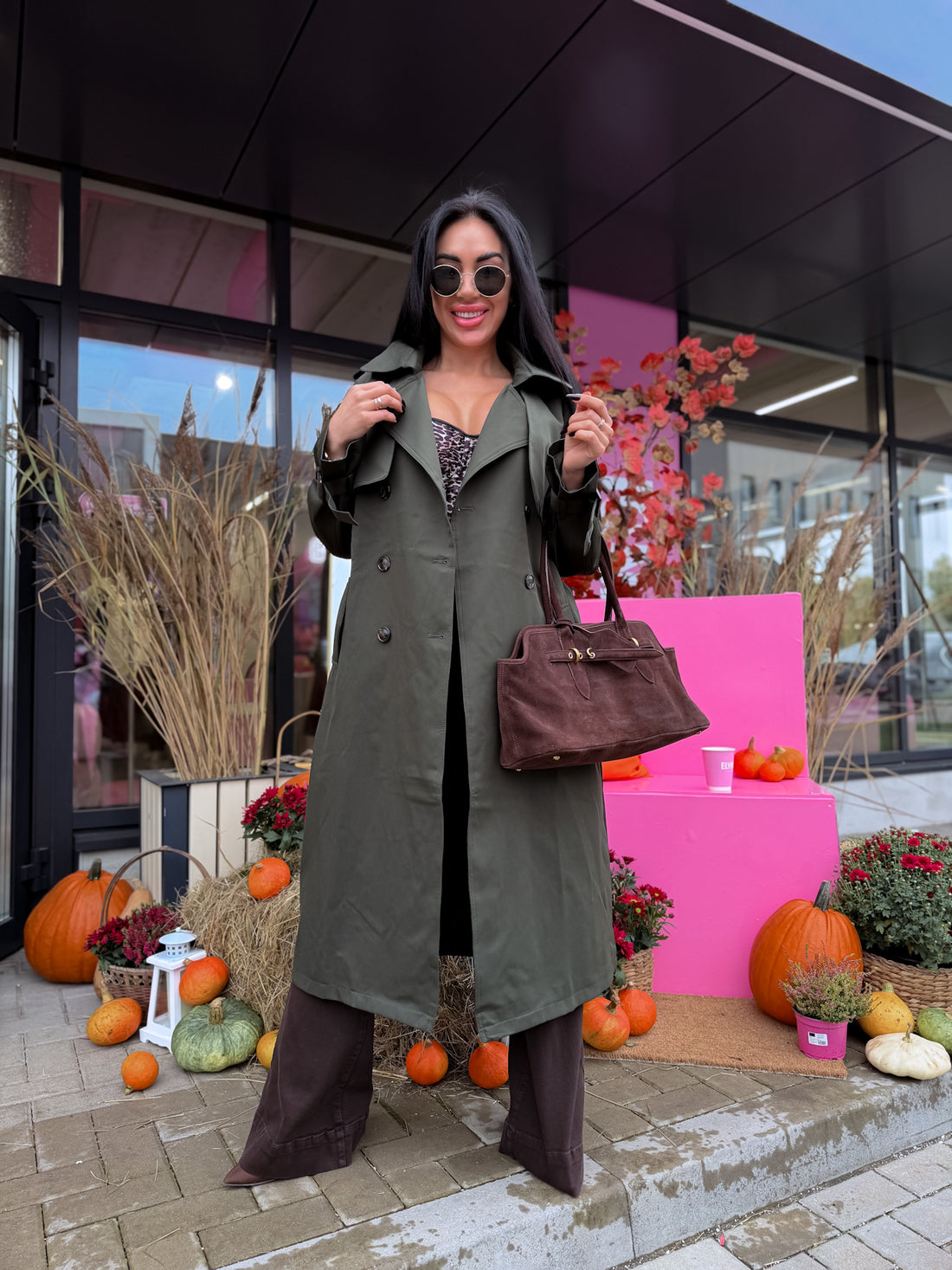 Trenchkott "KANEL NA3072" - KHAKI