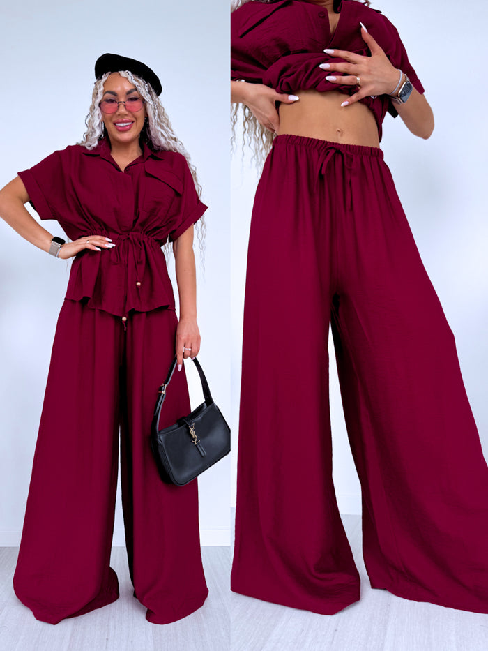 Set "NO APOLOGY" 0261 - BORDEAUX 