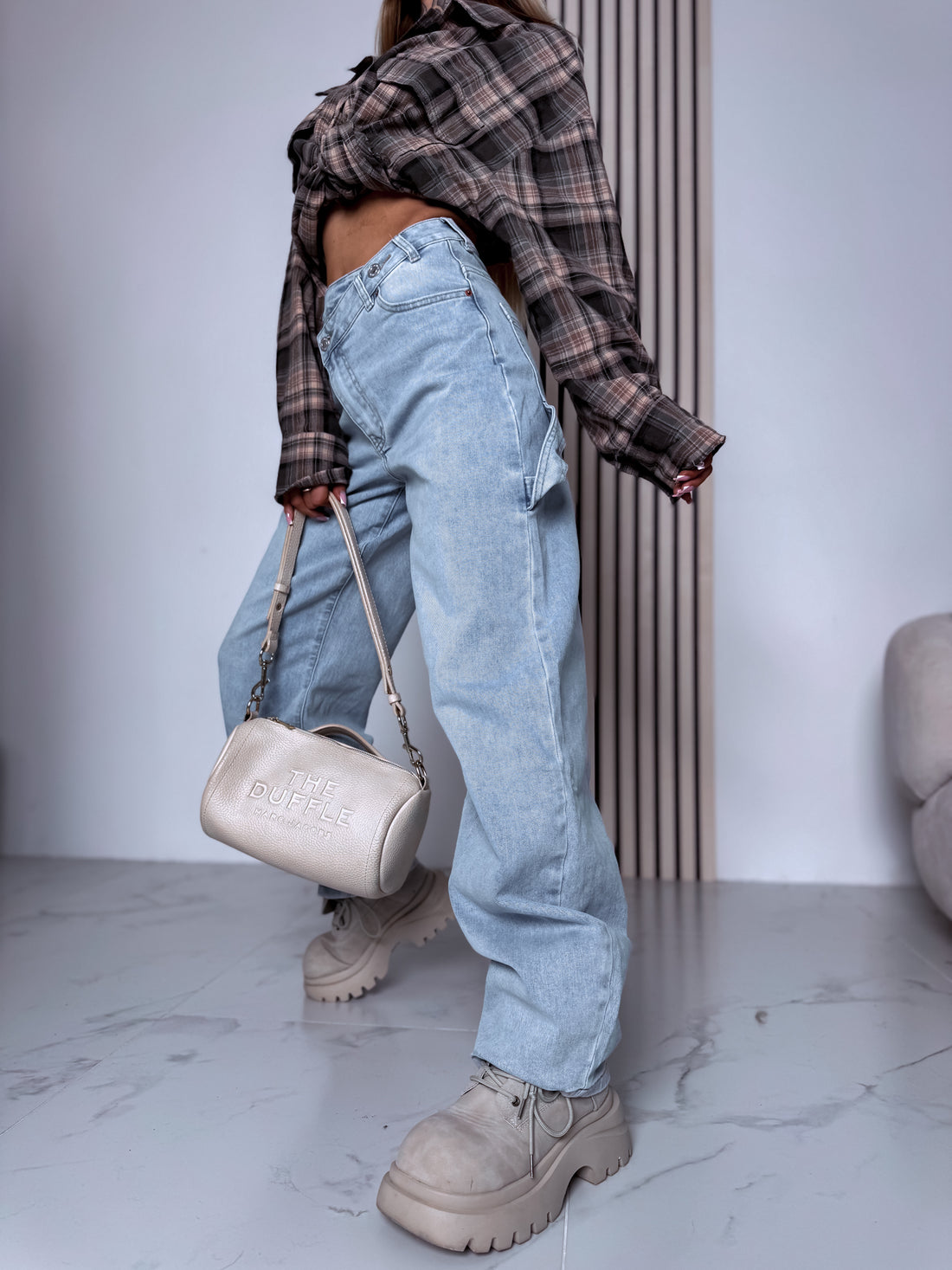 "SKY JEANS" 8756  - GAIŠI ZILAS
