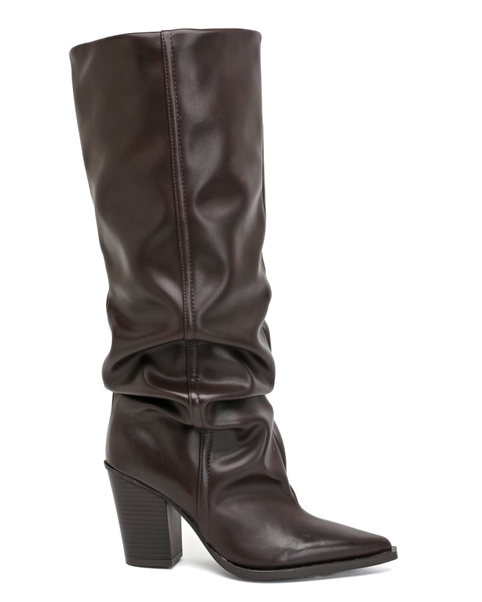 Dirbtinės odos batai "STREET LADY 2598A" - CHOCO