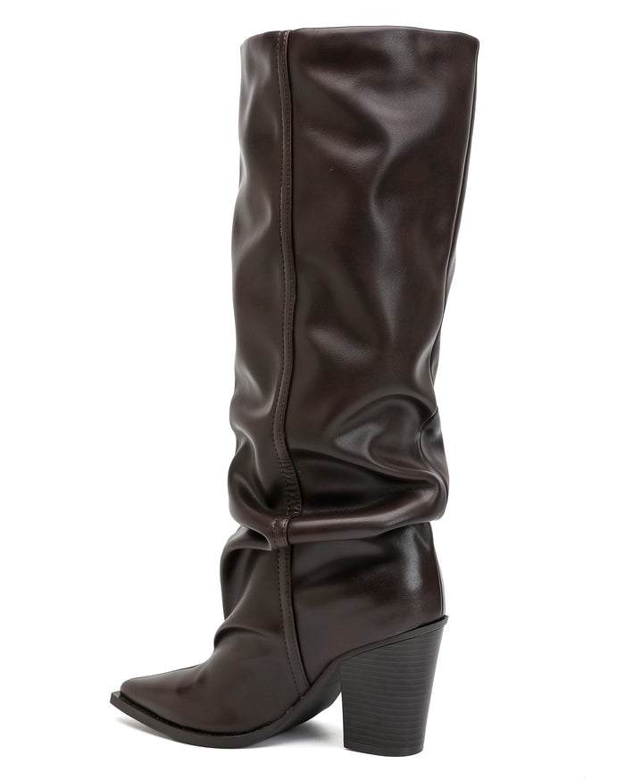 Dirbtinės odos batai "STREET LADY 2598A" - CHOCO