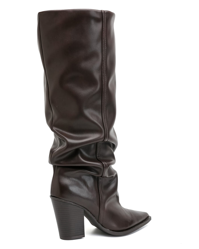 Dirbtinės odos batai "STREET LADY 2598A" - CHOCO