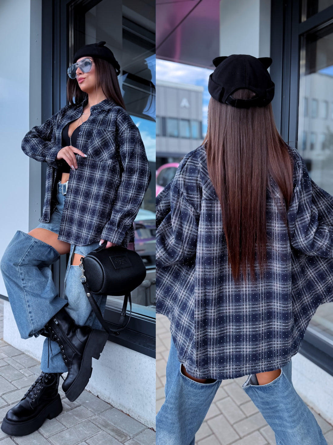 Krekls "HOUSE OF LUXE" EN125 - TUMŠI ZILS