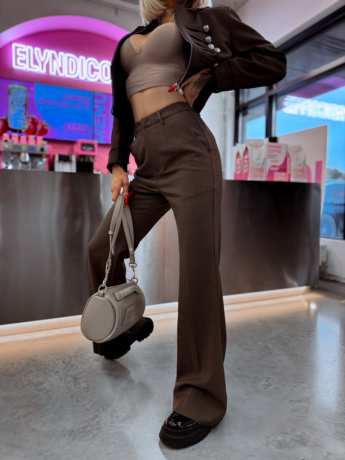 Trousers "GRACE LINE VS9006" – choco