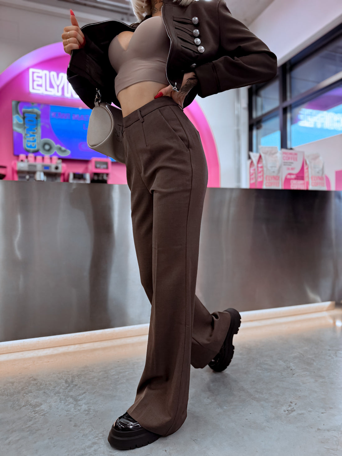 Trousers "GRACE LINE VS9006" – choco