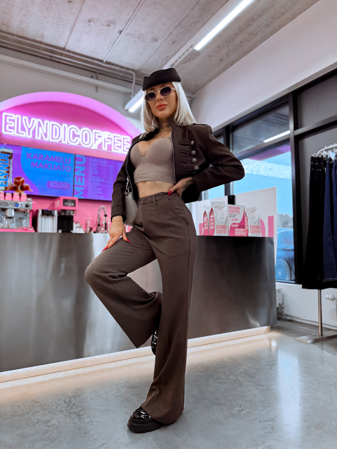 Trousers "GRACE LINE VS9006" – choco