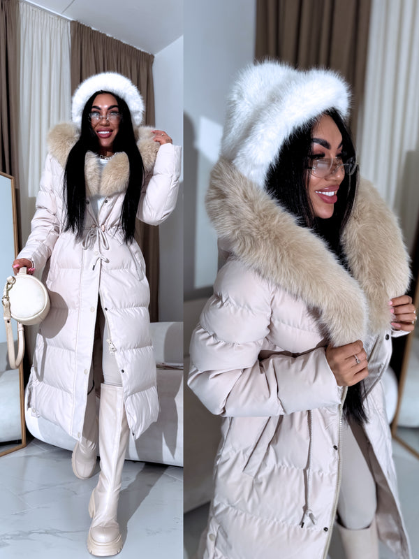 Pikk jope "WINTER WEAR FC83" - HELEBEEŽ