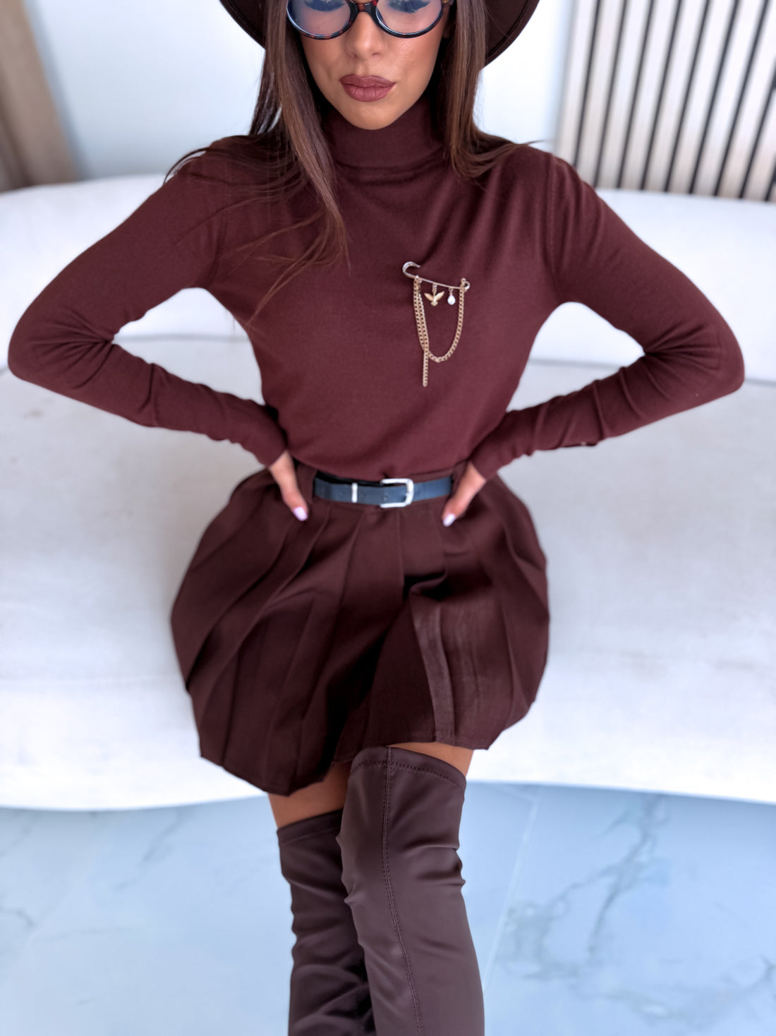Bītlene ar spiedpogām "CHANCE W2411" - CHOCO