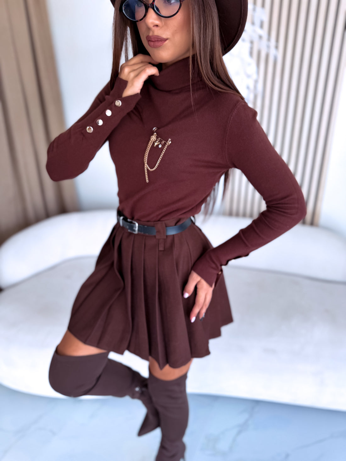 Bītlene ar spiedpogām "CHANCE W2411" - CHOCO