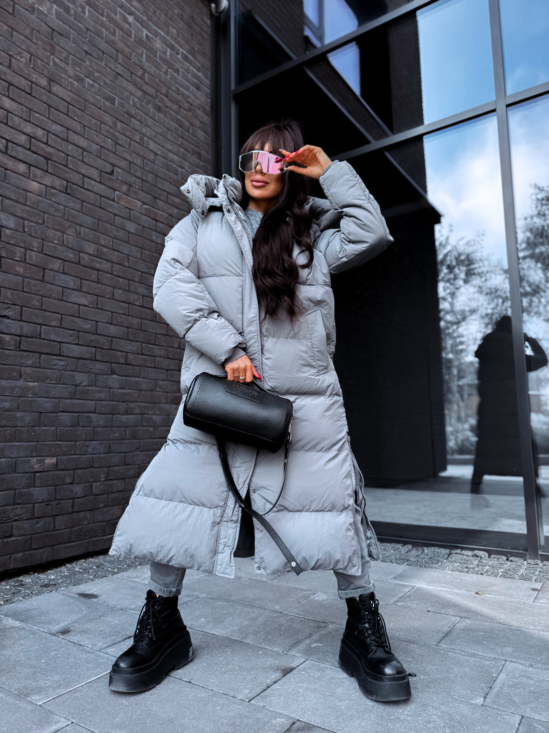 Long jacket "FROZEN" FC7580 - gray 