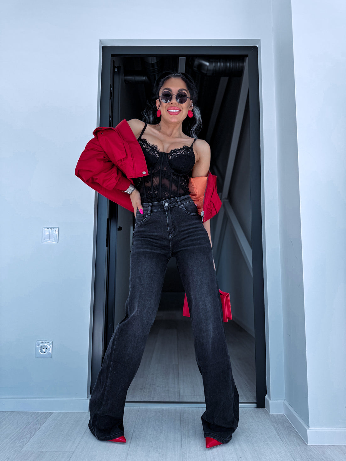 Extra long „TALL GREATEFUL DJ2760T“ džinsai – TAMSIAI PILKI PRE-ORDER