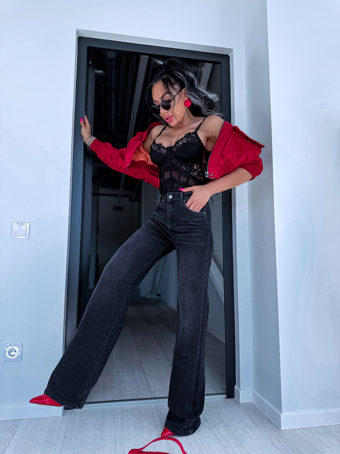 Extra long „TALL GREATEFUL DJ2760T“ džinsai – TAMSIAI PILKI PRE-ORDER