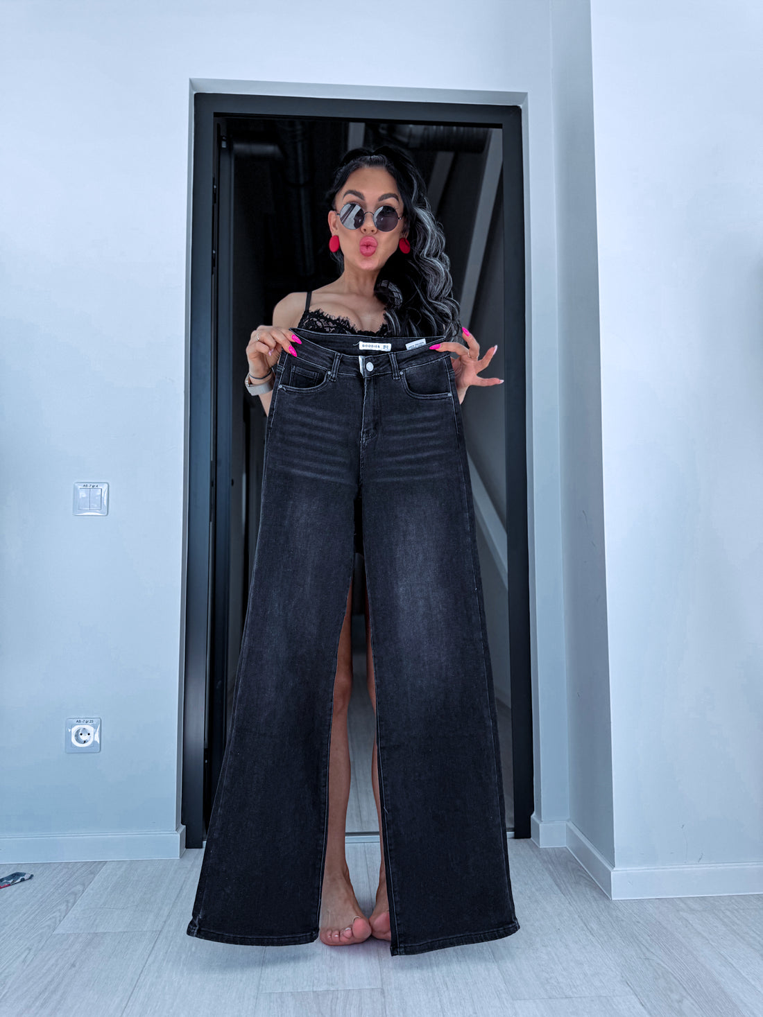 Extra long „TALL GREATEFUL DJ2760T“ džinsai – TAMSIAI PILKI PRE-ORDER
