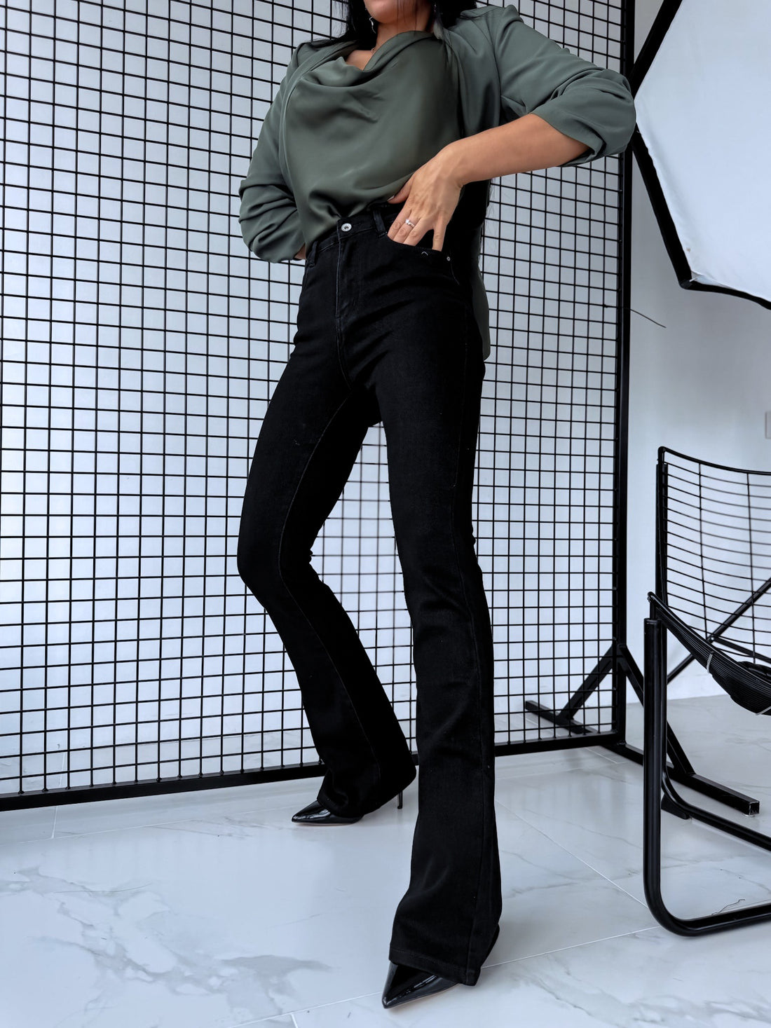 Jeans "NO CONTROL" HM6156-3 – BLACK PRE-ORDER